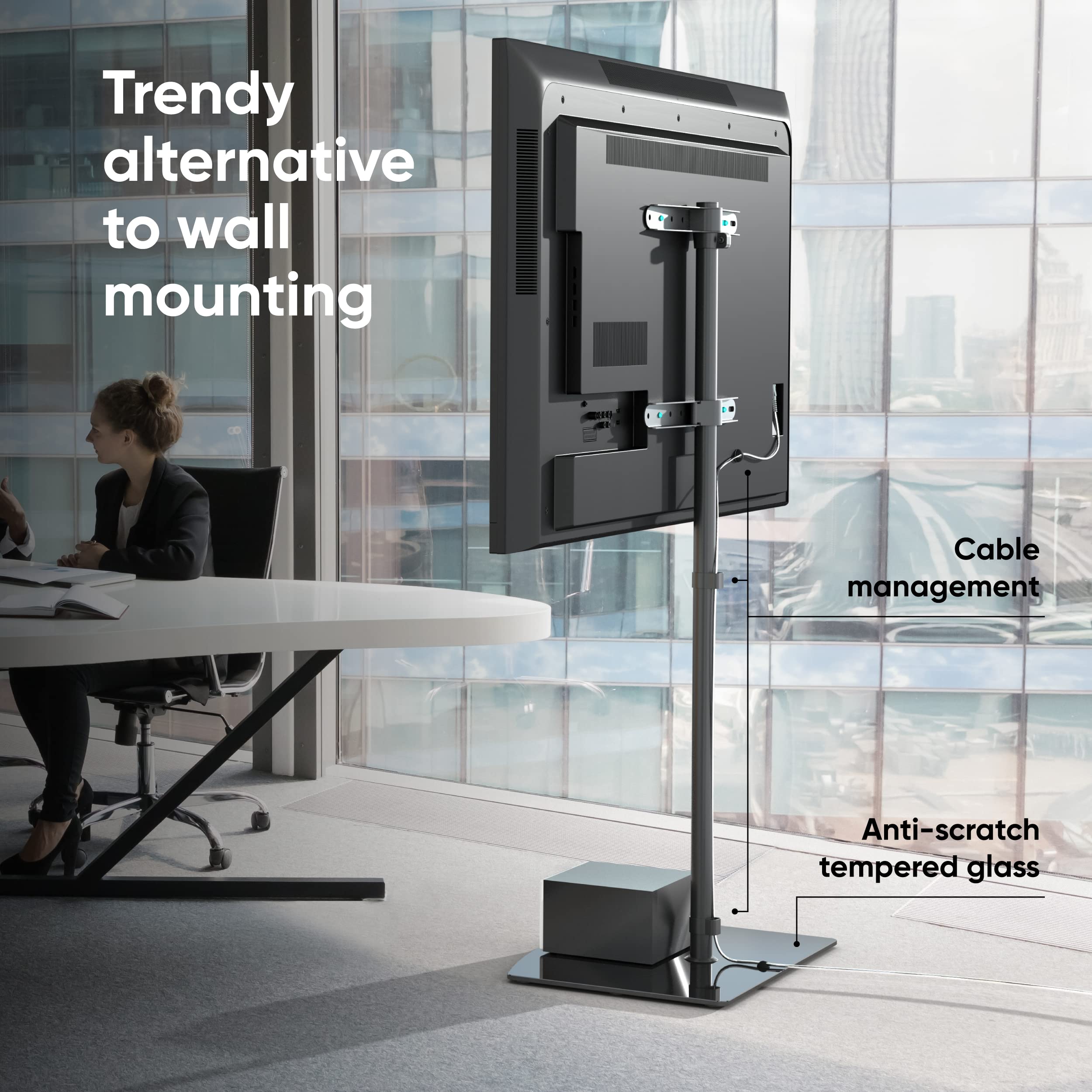 Amazon.co.jp: ONKRON 回転式フロアテレビスタンド 30~60インチ LCD